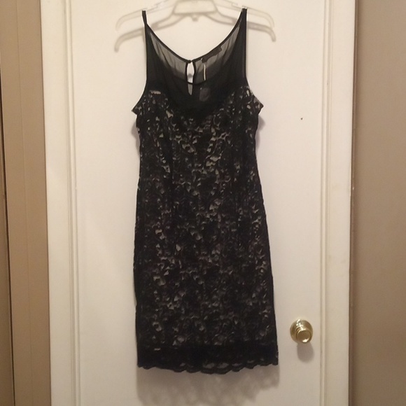 The Limited Dresses & Skirts - Gorgeous The Limited Black Lace Overlay Lined Sheath Dress - Size XL